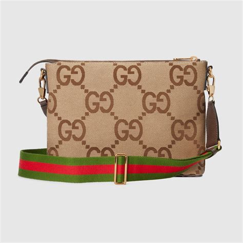 gucci jumbo gg messenger|Gucci medium jumbo gg.